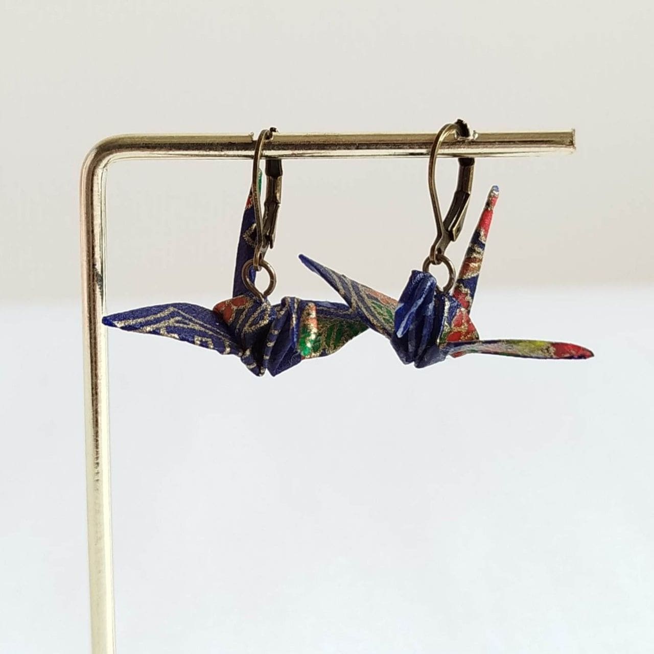 Orecchini Origami Gru -Bru yuzen