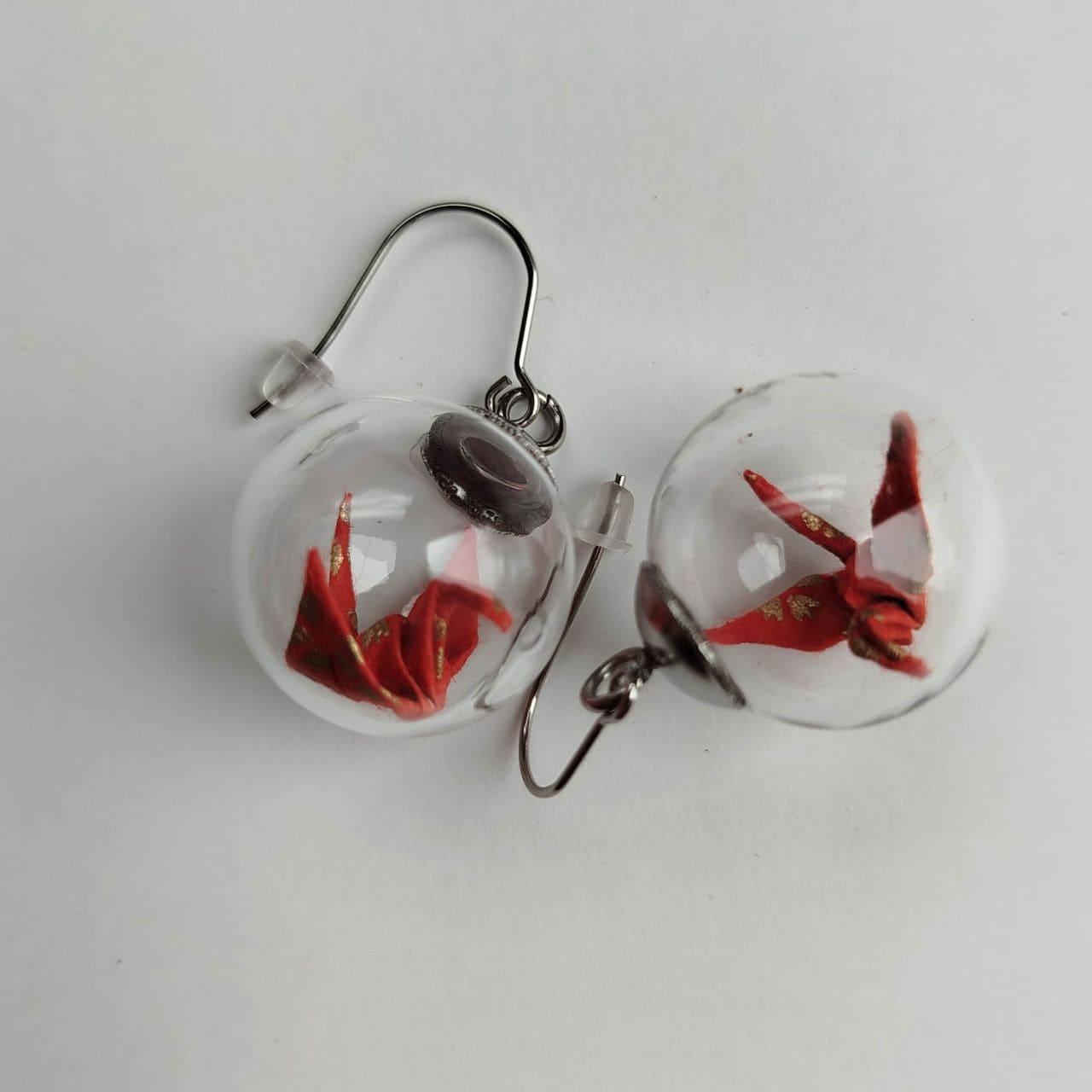 Origami Crane in Glass – Red Nadeshiko Wishes - Image 7