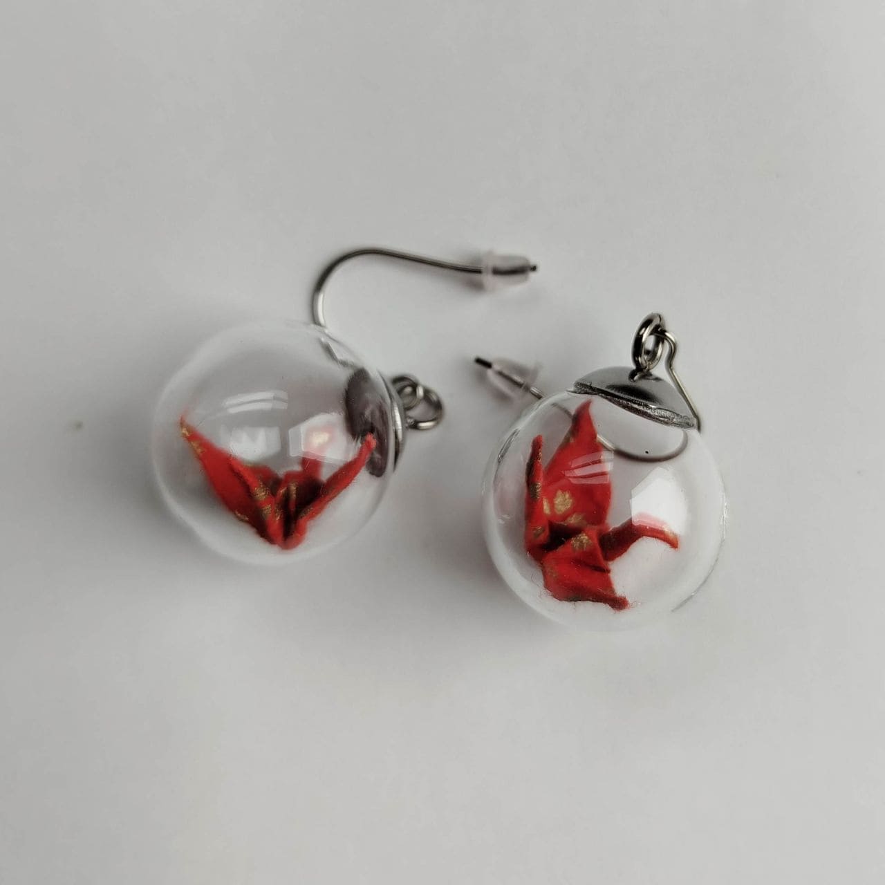 Origami Crane in Glass – Red Nadeshiko Wishes - Image 8