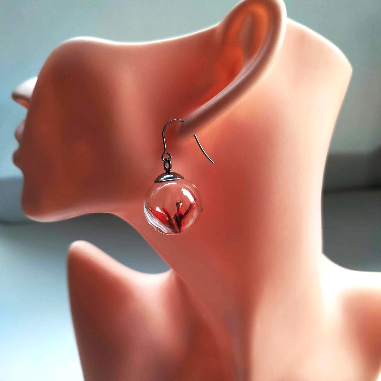 Origami Crane in Glass – Red Nadeshiko Wishes - Image 5