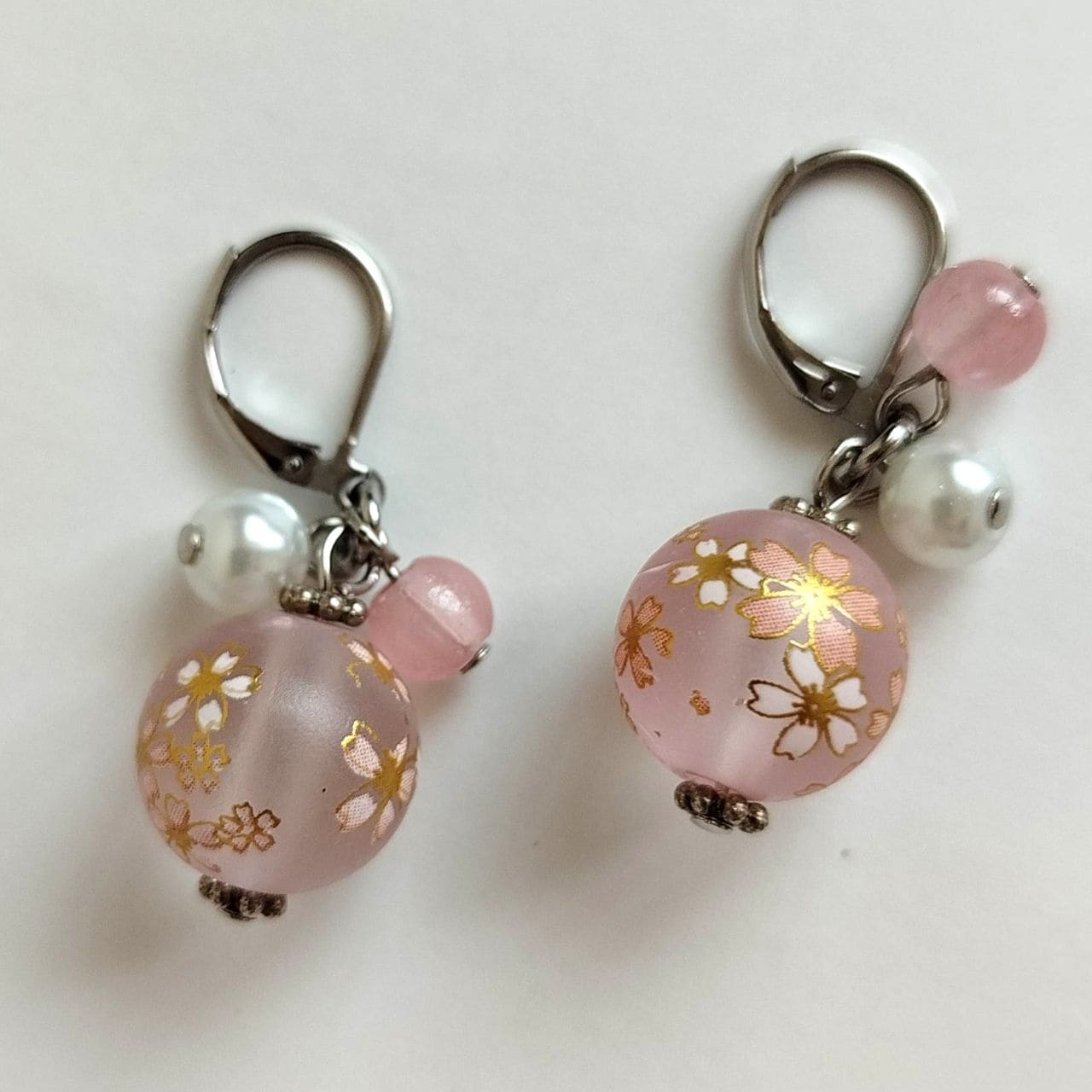 Pink Sakura Bud Earrings - Image 10