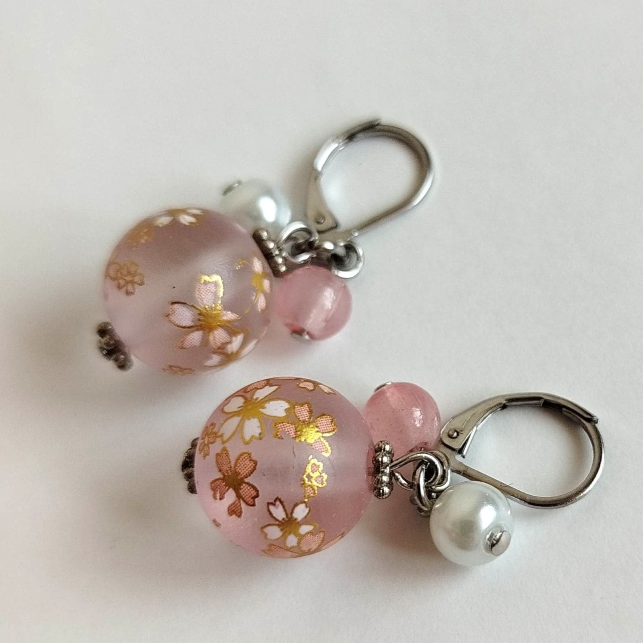 Pink Sakura Bud Earrings - Image 7