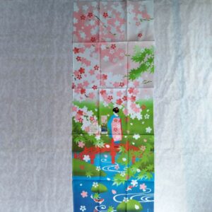 Tenugui – Sakura e Fresca Vegetazione