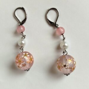 Orecchini CIiegio Trio -Rosa